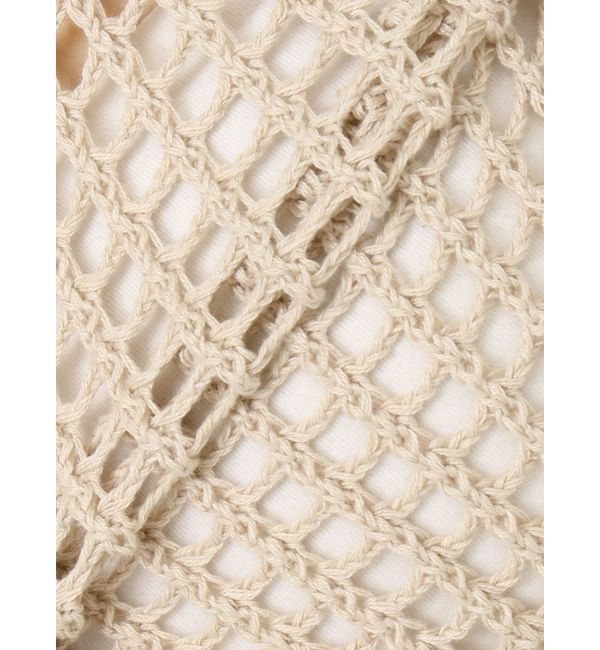 EVRIS「メッシュジップアップニットベスト」|ニット・セーター|