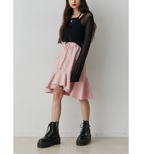 jouetie「アシメヘムミドルスカート」|スカート|