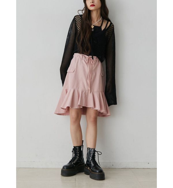 jouetie「アシメヘムミドルスカート」|スカート|