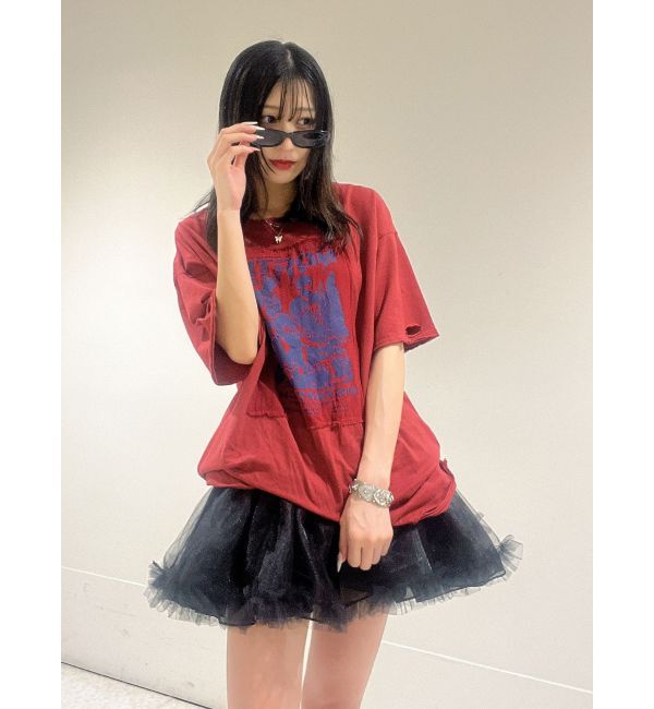 jouetie「グランジグラフィックTシャツ」|Tシャツ・カットソー|