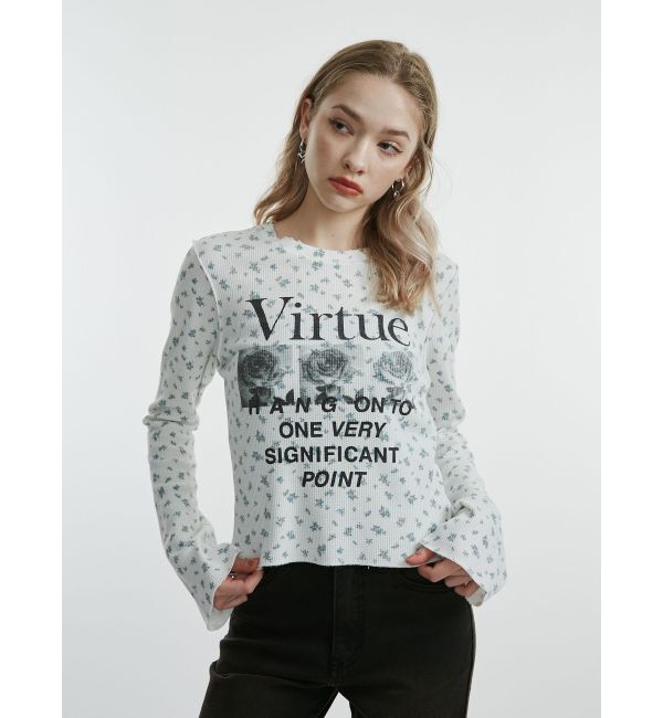 jouetie「グランジワッフルロンT」|Tシャツ・カットソー|