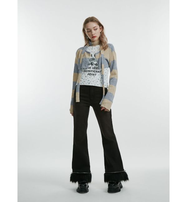 jouetie「グランジワッフルロンT」|Tシャツ・カットソー|