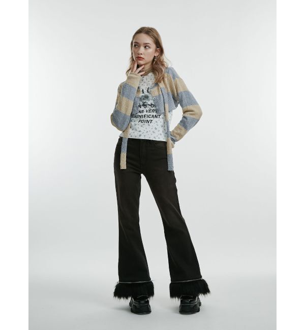 jouetie「グランジワッフルロンT」|Tシャツ・カットソー|