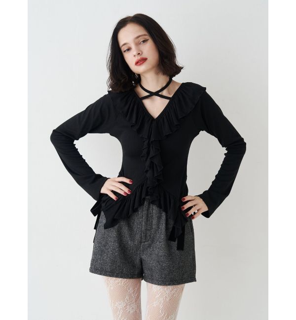 jouetie「ラッフルフリルトップス」|Tシャツ・カットソー|