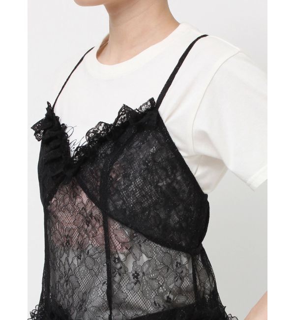 jouetie「フリルランジェリーレースミニワンピース」|ワンピース|