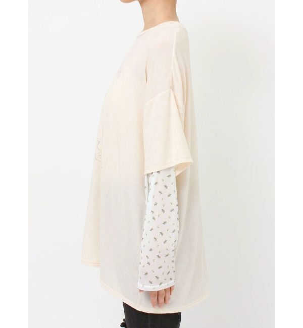 merry jenny「cat ribbonレイヤードロンT」|Tシャツ・カットソー|