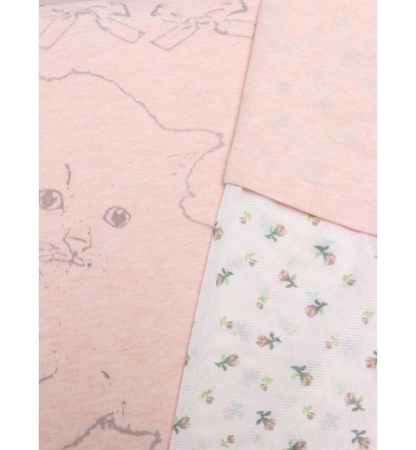 merry jenny「cat ribbonレイヤードロンT」|Tシャツ・カットソー|