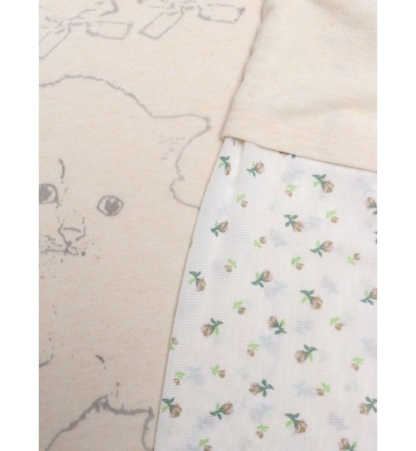 merry jenny「cat ribbonレイヤードロンT」|Tシャツ・カットソー|