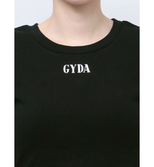 GYDA「BACK OPEN bijou heartトップス」|Tシャツ・カットソー|