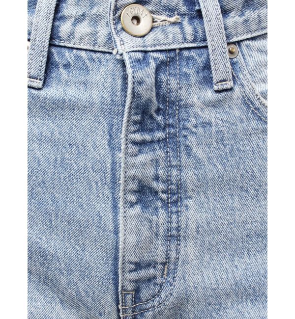 GYDA「ハイウエストVintage Edge ダメージストレートデニムパンツ」|デニム|