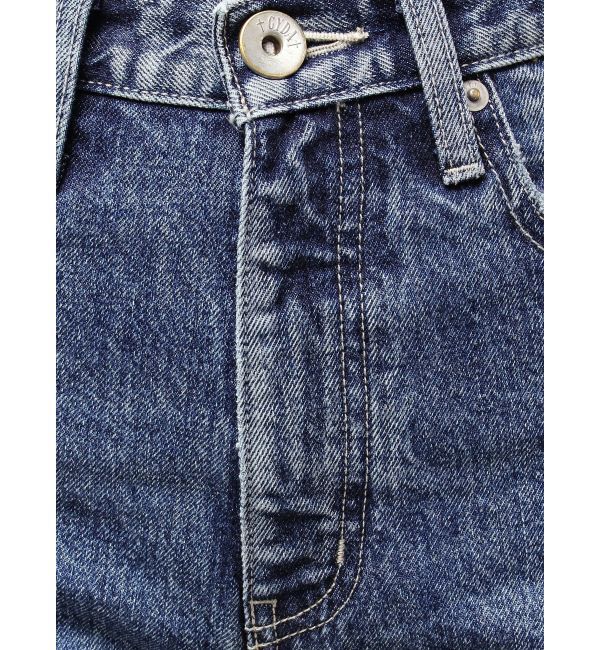 GYDA「ハイウエストVintage Edge ダメージストレートデニムパンツ」|デニム|