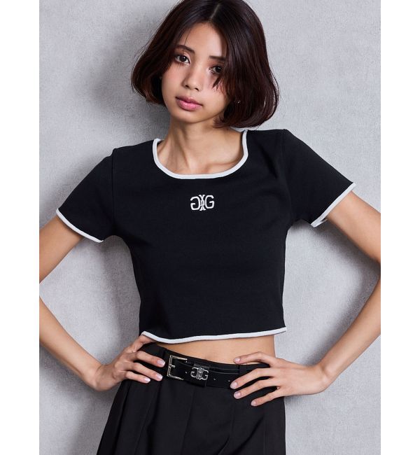 GYDA「Symmetry GYDAバイカラーTシャツ」|Tシャツ・カットソー|