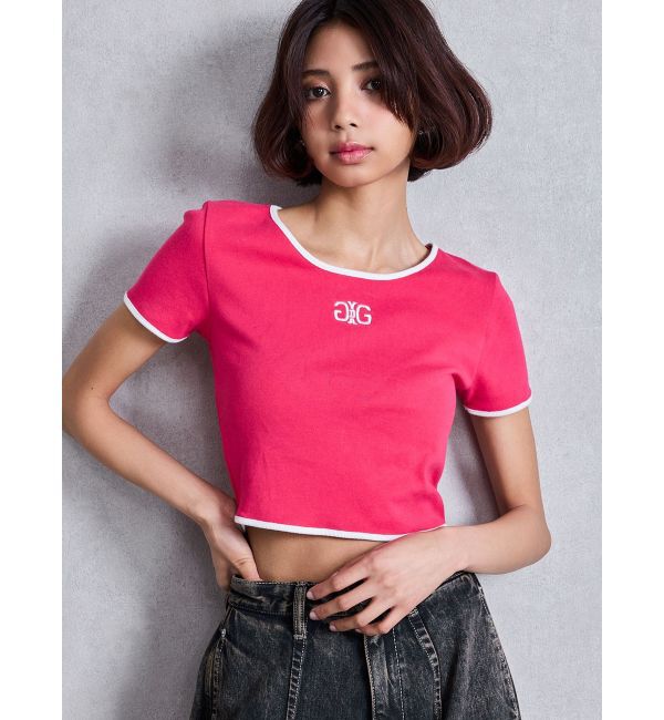 GYDA「Symmetry GYDAバイカラーTシャツ」|Tシャツ・カットソー|