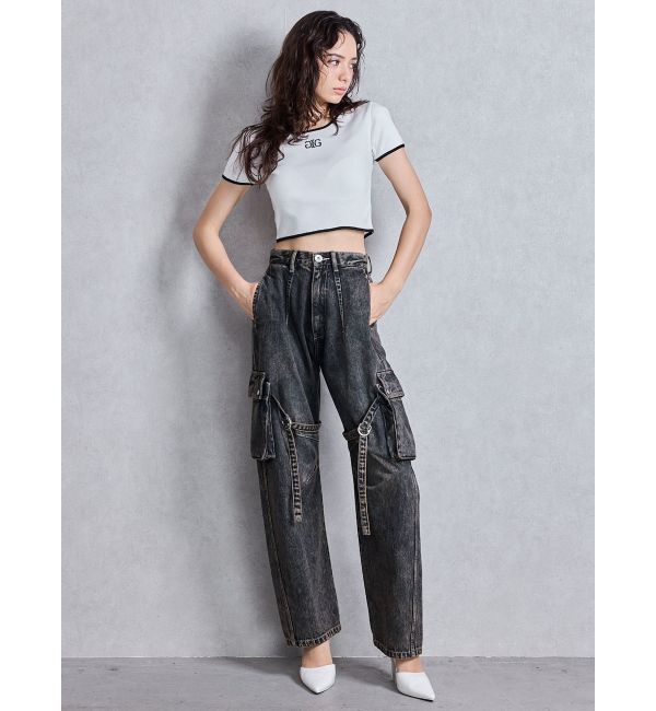 GYDA「Symmetry GYDAバイカラーTシャツ」|Tシャツ・カットソー|