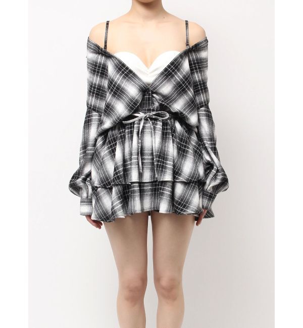 GYDA「3WAYチェックワンピース」|ワンピース|