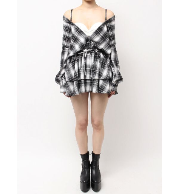 GYDA「3WAYチェックワンピース」|ワンピース|