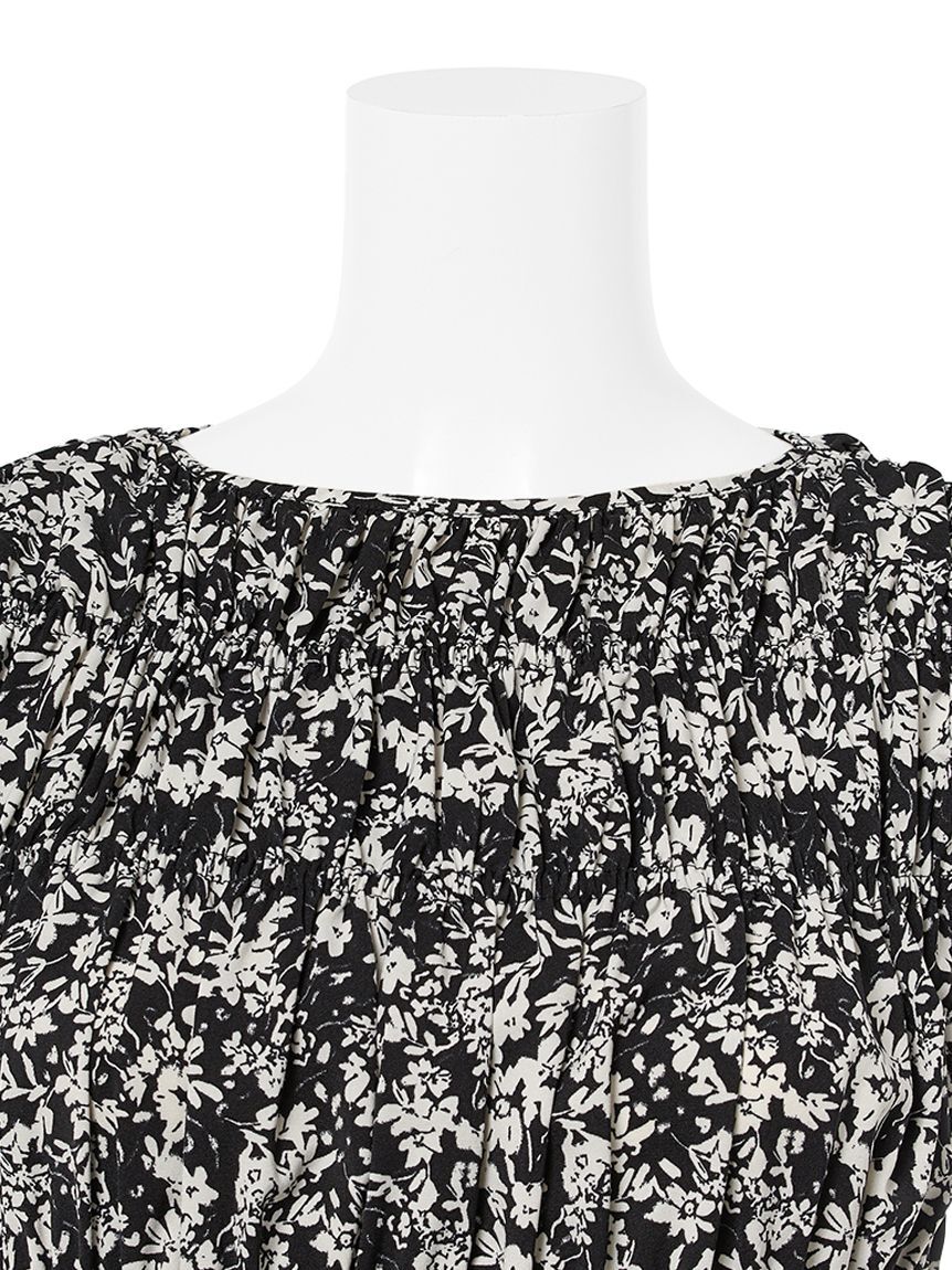 Mila Owen「ラッフルシャーリングギャザートップス」|Tシャツ・カットソー|