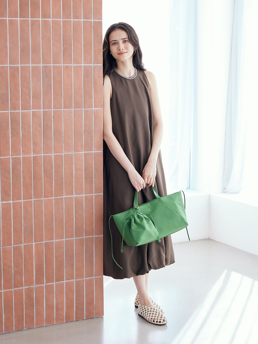 Mila Owen「撥水ナイロン２ＷＡＹワイドトートバッグ」|ショルダー・メッセンジャー|