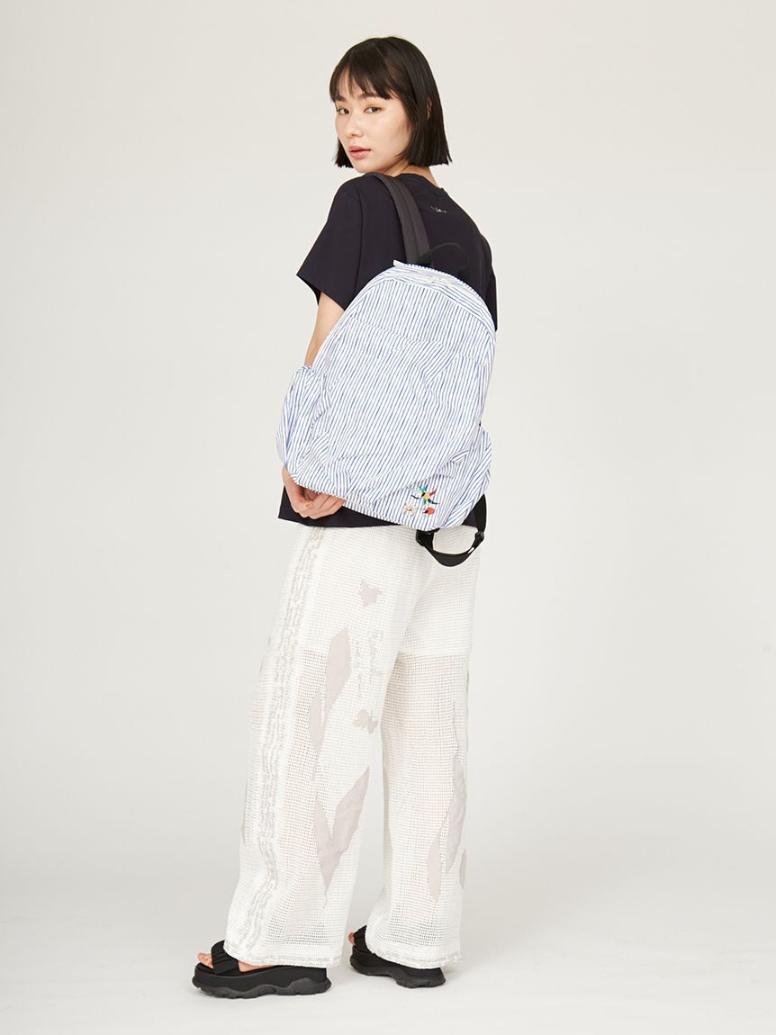 emmi atelier「【emmi&times;Leo Lionni】撥水 ワッペンギャザーボディーバックパック」|リュック|