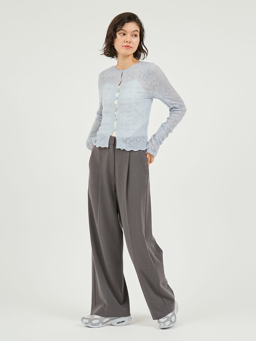 emmi atelier「モヘヤ混2wayニットトップス」|ニット・セーター|