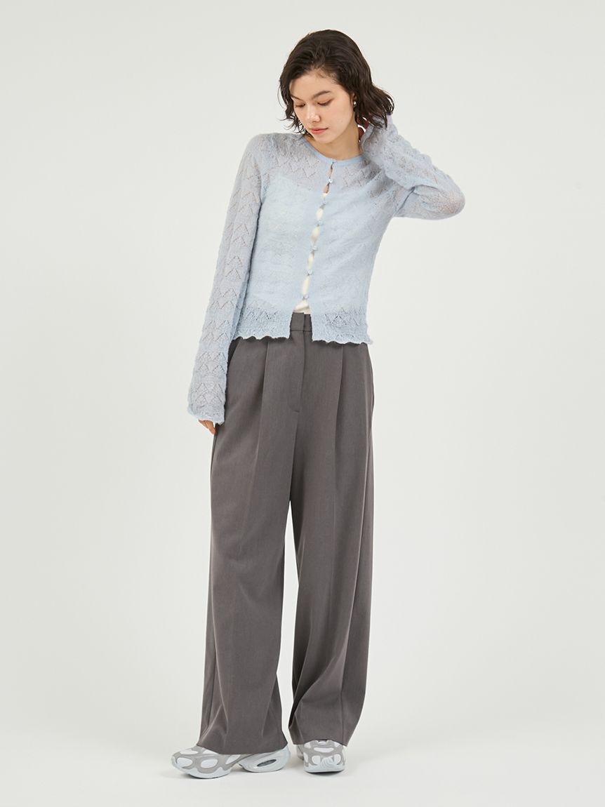 emmi atelier「モヘヤ混2wayニットトップス」|ニット・セーター|