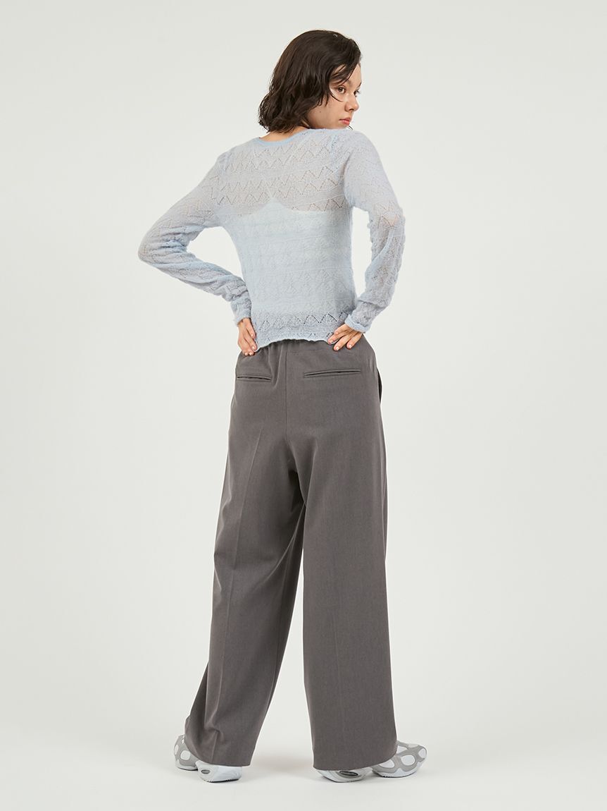 emmi atelier「モヘヤ混2wayニットトップス」|ニット・セーター|