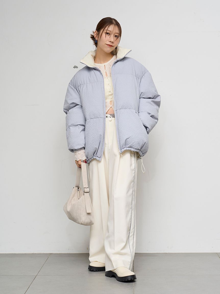 emmi atelier「モヘヤ混2wayニットトップス」|ニット・セーター|