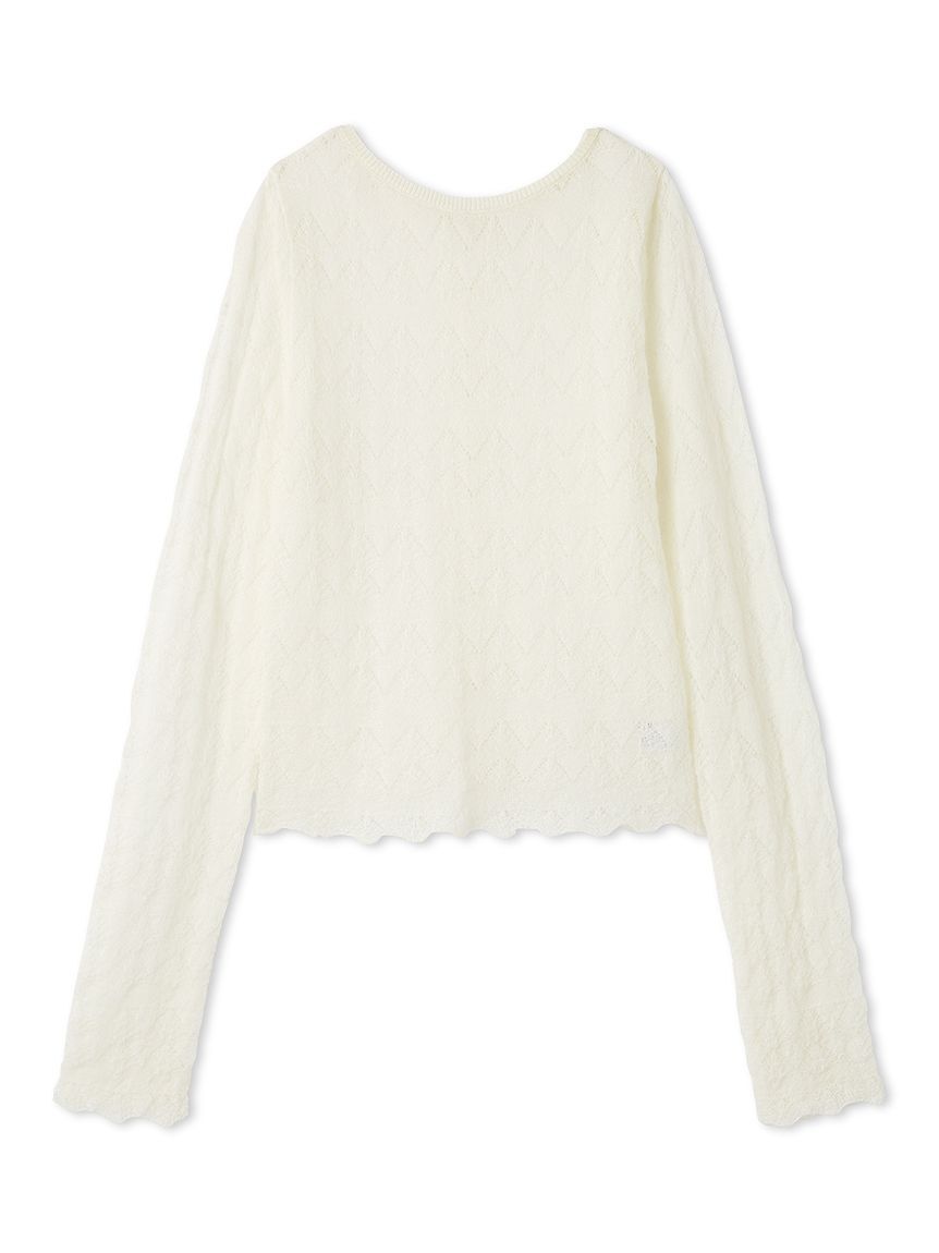 emmi atelier「モヘヤ混2wayニットトップス」|ニット・セーター|