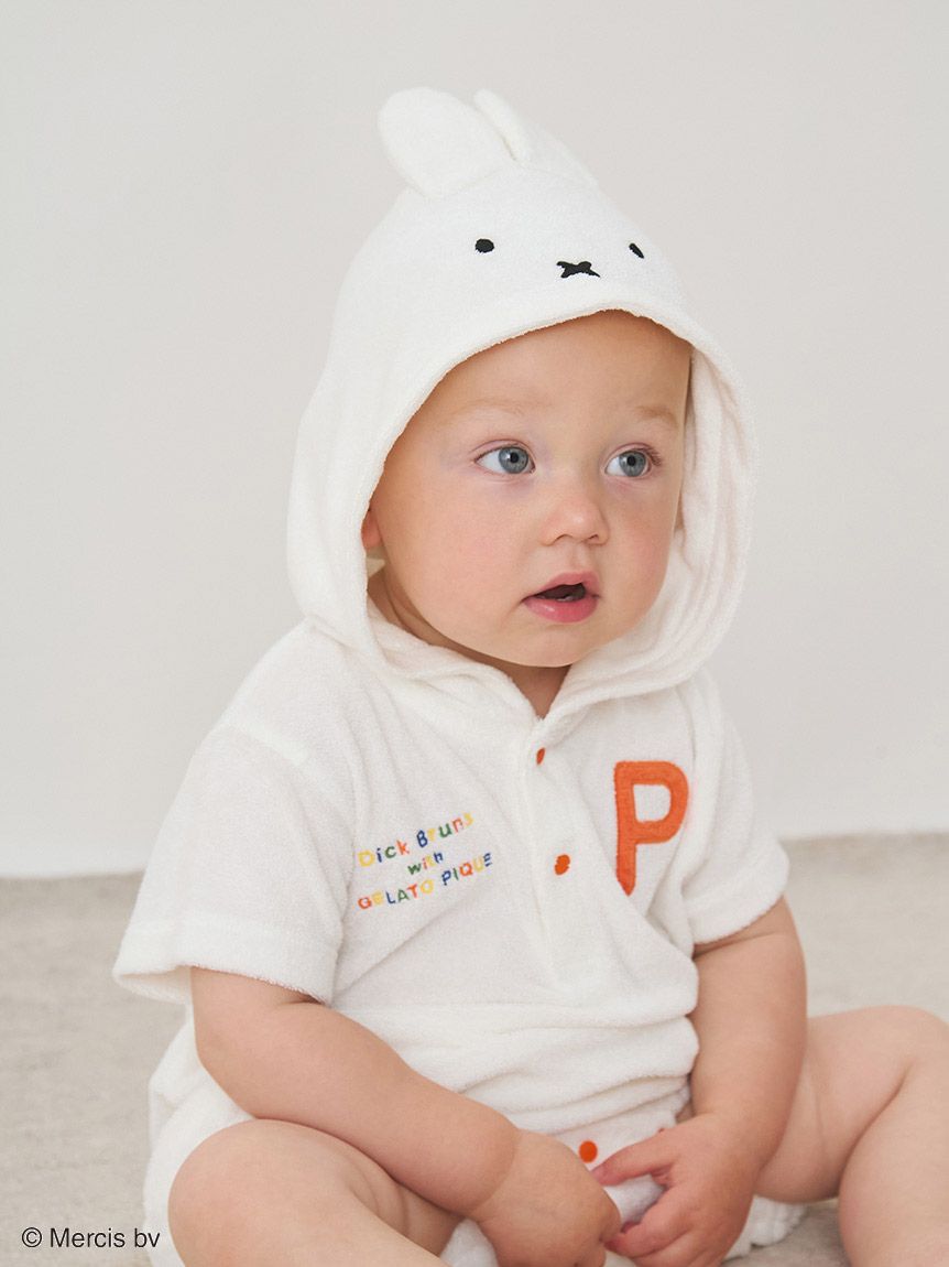 GELATO PIQUE KIDS & BABY「【Dick Bruna】【BABY】miffy パイルロンパース」|ロンパース|