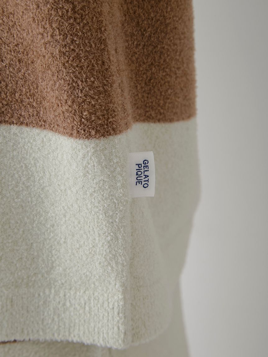 GELATO PIQUE HOMME「【HOMME】スムーズィーliteクール2ボーダープルオーバー」|プルオーバー|