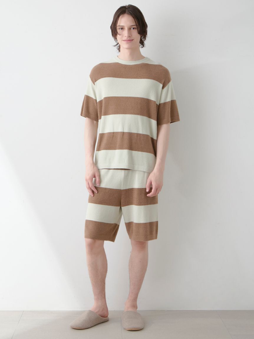 GELATO PIQUE HOMME「【HOMME】スムーズィーliteクール2ボーダープルオーバー」|プルオーバー|