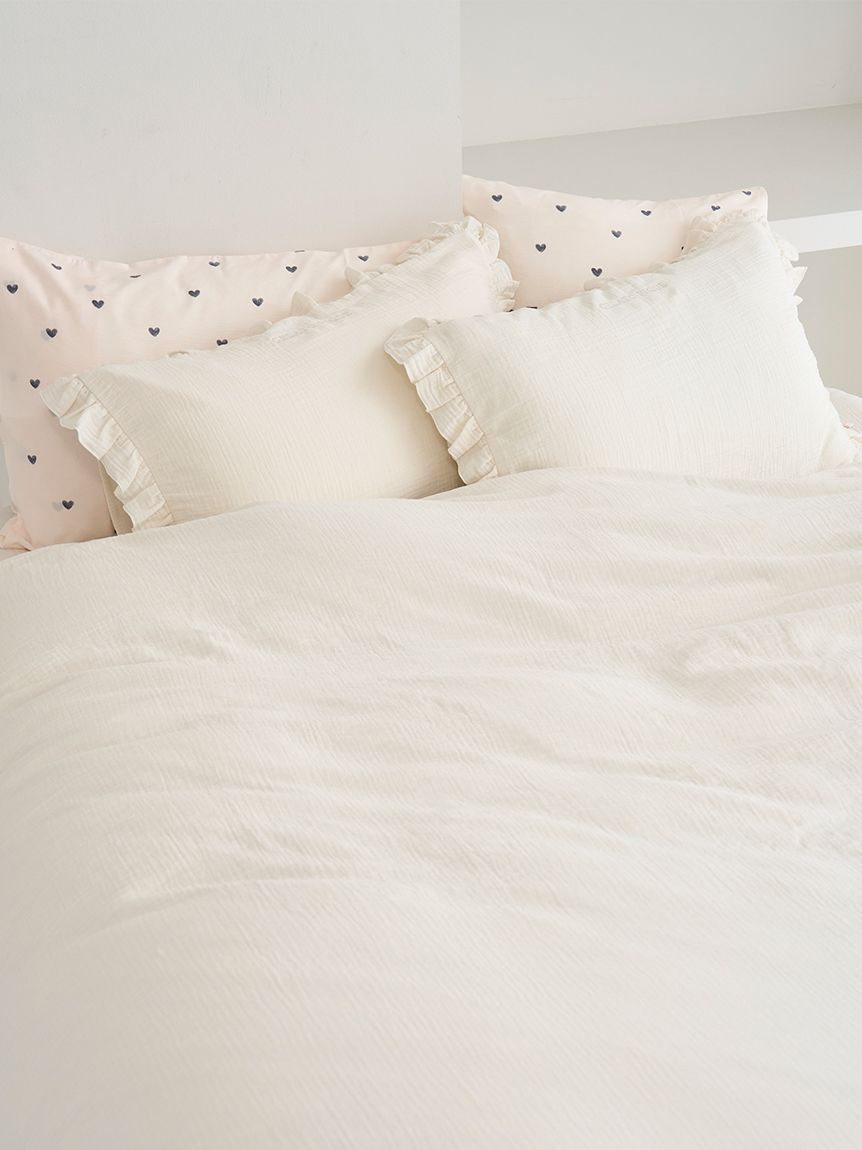 gelato pique Sleep「【Sleep】ダブルガーゼフリル３点セット（セミダブル）」|その他|