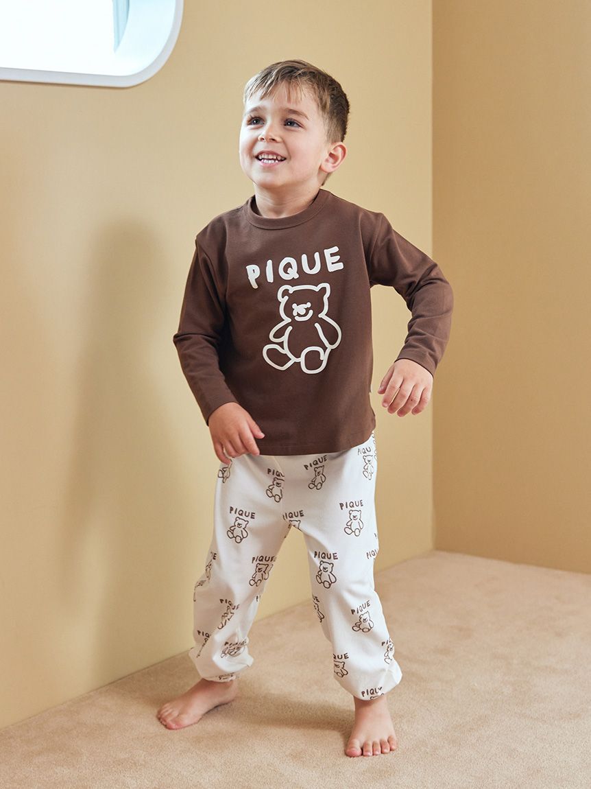 GELATO PIQUE KIDS & BABY「【KIDS】ペイントワンポイントロンT」|ルームウェア|