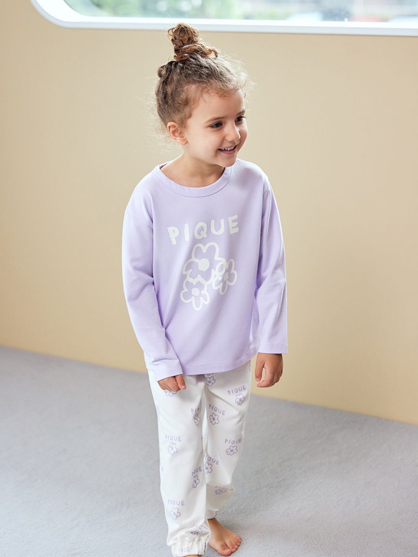 GELATO PIQUE KIDS & BABY「【KIDS】ペイントワンポイントロンT」|ルームウェア|