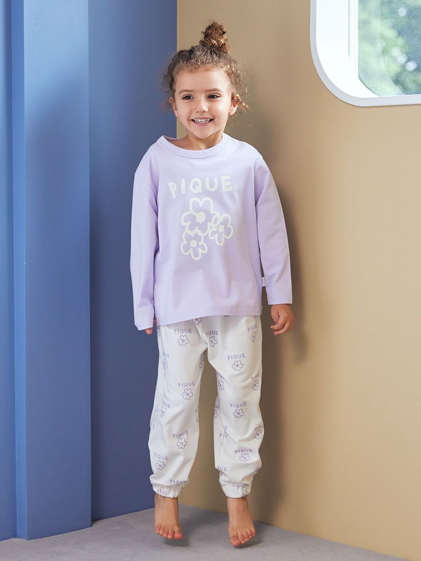 GELATO PIQUE KIDS & BABY「【KIDS】ペイントワンポイントロンT」|ルームウェア|