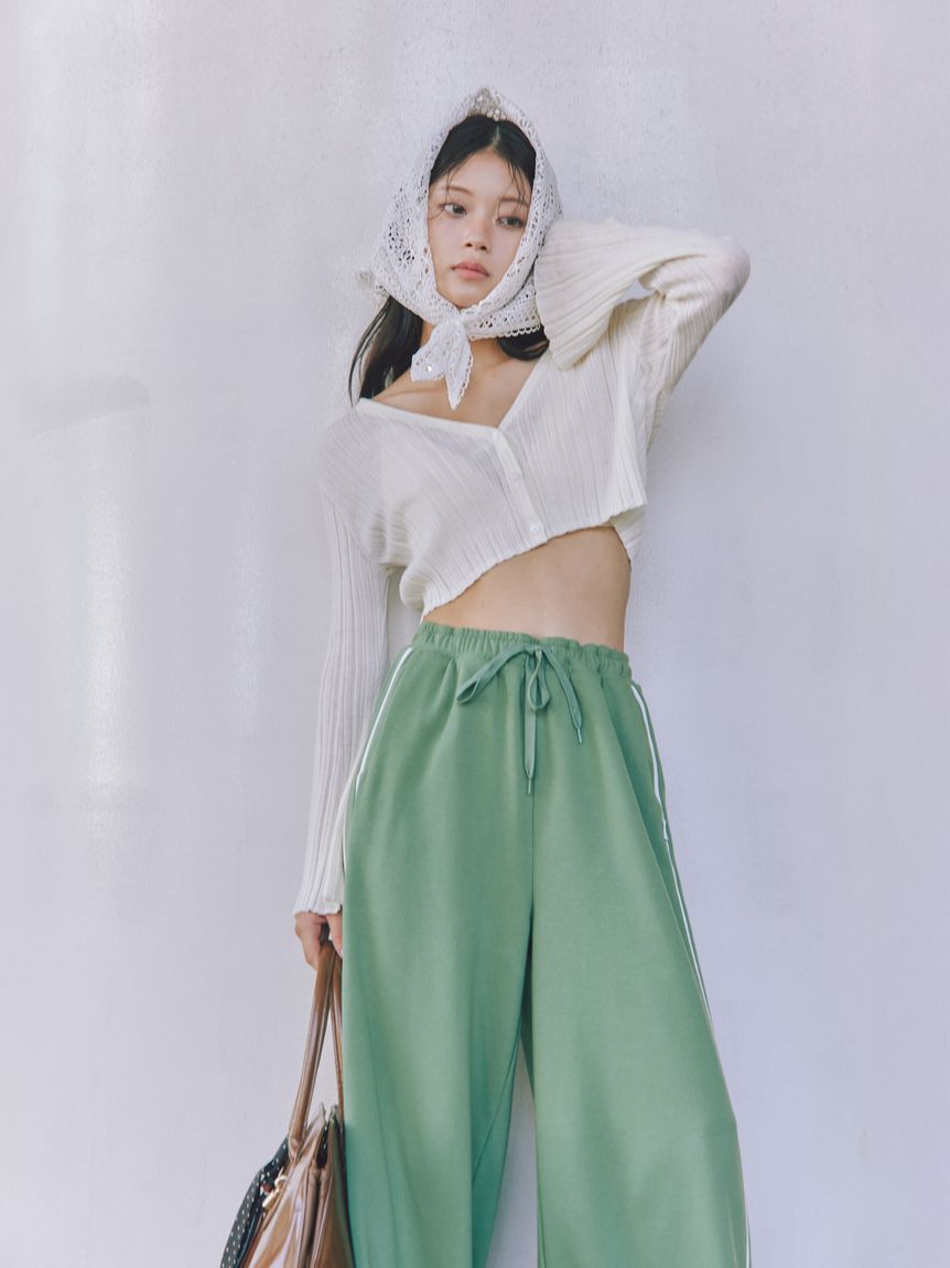 SNIDEL「シンプルリブカーディガン」|カーディガン|