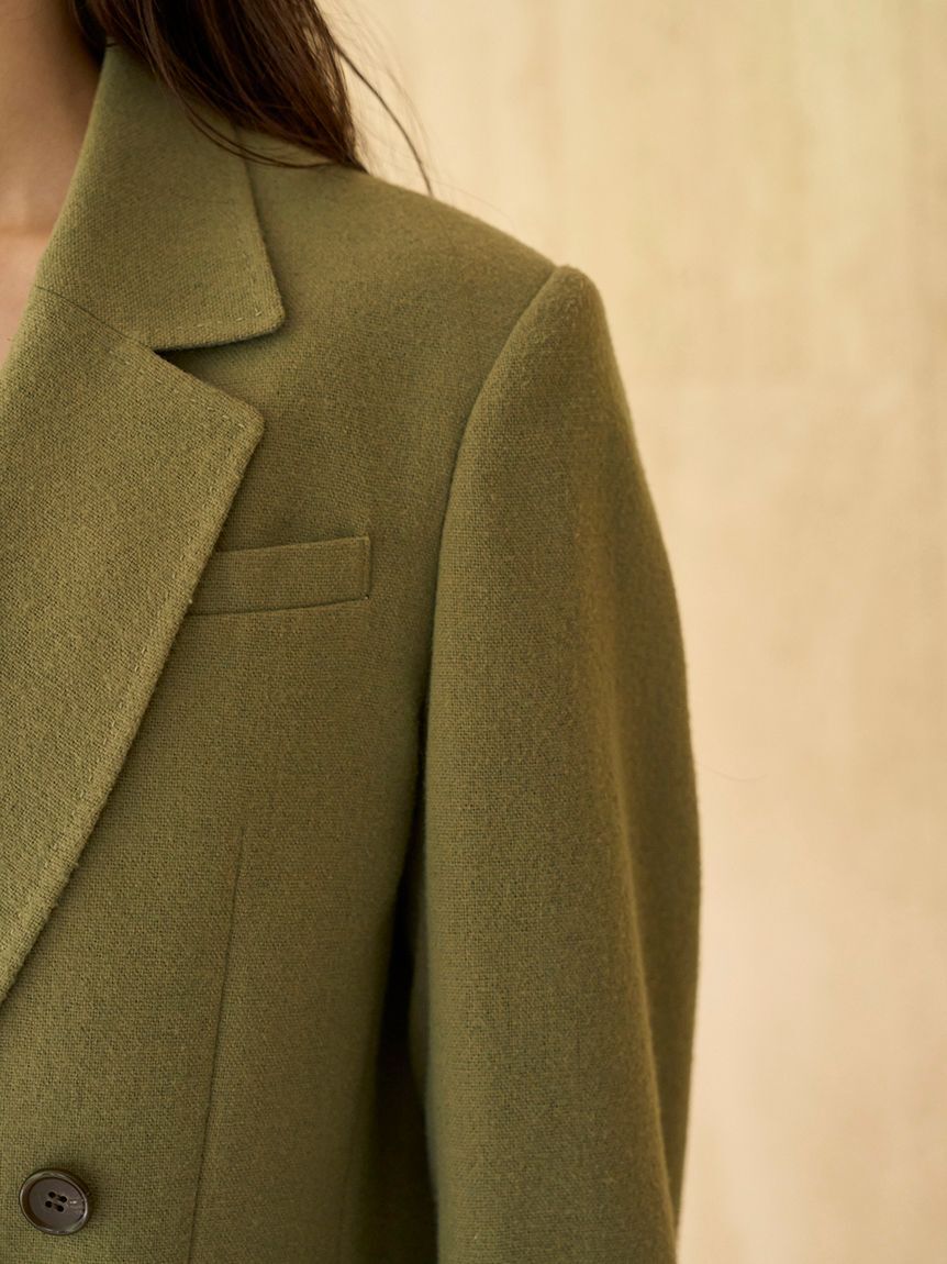 SNIDEL「オーバーサイズウールジャケット」|テーラードジャケット|