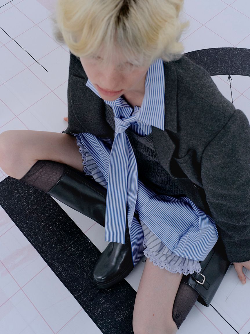 SNIDEL「オーバーサイズウールジャケット」|テーラードジャケット|