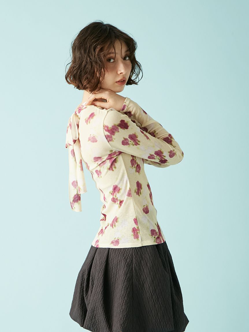 LILY BROWN「ボウタイシアートップス」|Tシャツ・カットソー|