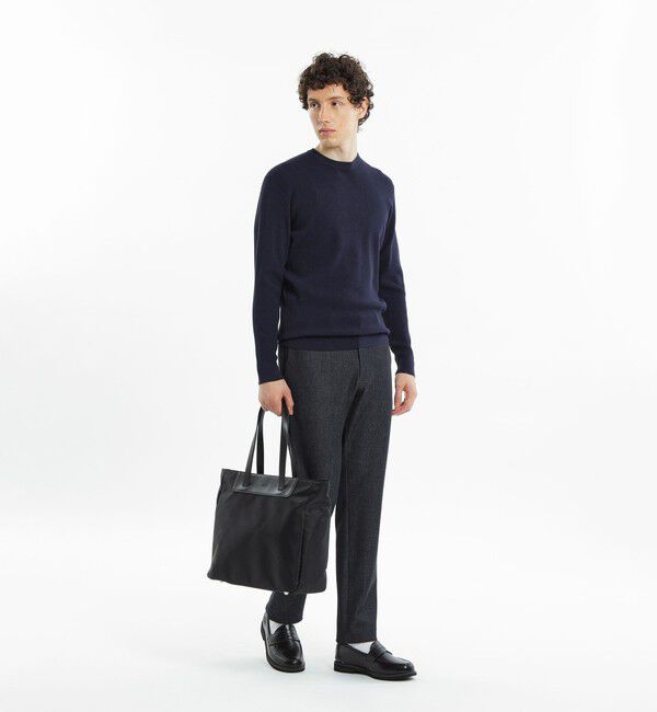 MACKINTOSH PHILOSOPHY「ミニワッフル クルーネックニット」|ニット・セーター|