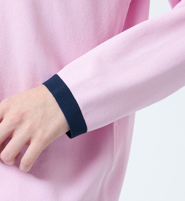 MACKINTOSH PHILOSOPHY「バイカラートリムクルーネックカーディガン」|ニット・セーター|