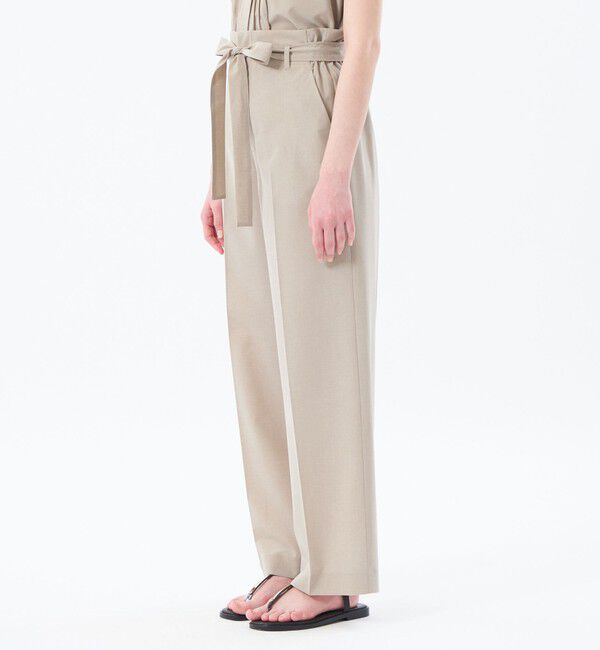 MACKINTOSH PHILOSOPHY「ドライタッチハイウエストワイドパンツ」|スラックス|