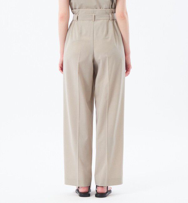 MACKINTOSH PHILOSOPHY「ドライタッチハイウエストワイドパンツ」|スラックス|