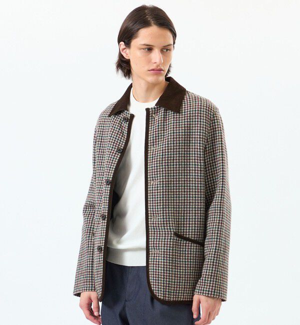 MACKINTOSH PHILOSOPHY「HEAT TWEED（ヒートツイード）WARENFORD （ウァレンフォード ）」|ブルゾン・スタジャン|ブラウン