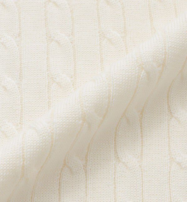 MACKINTOSH PHILOSOPHY「【WEB&一部店舗限定】バッキンガムベア ケーブル クルーネックプルオーバー」|ニット・セーター|