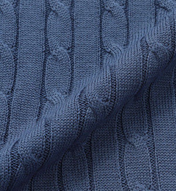 MACKINTOSH PHILOSOPHY「【WEB&一部店舗限定】バッキンガムベア ケーブル クルーネックプルオーバー」|ニット・セーター|