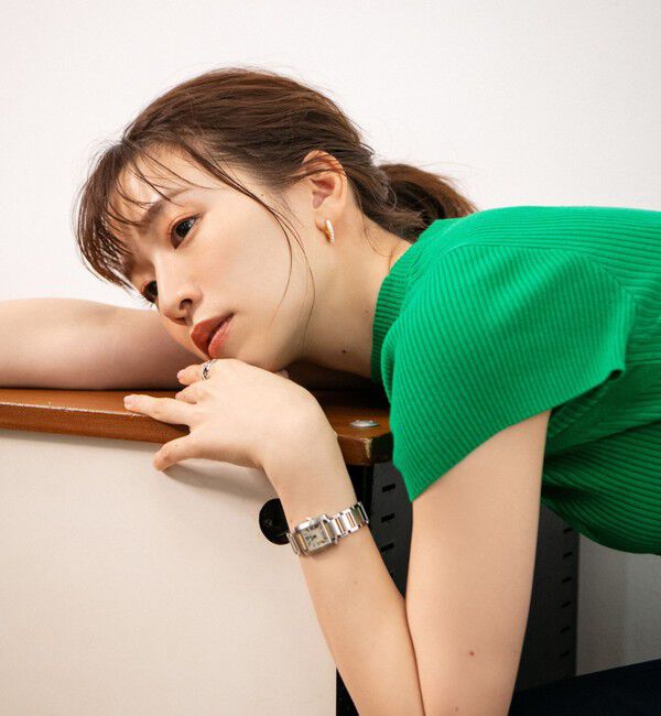  「【石井亜美AmiIshiiコラボ】アームウォーマーニットプルオーバー」|ニット・セーター|