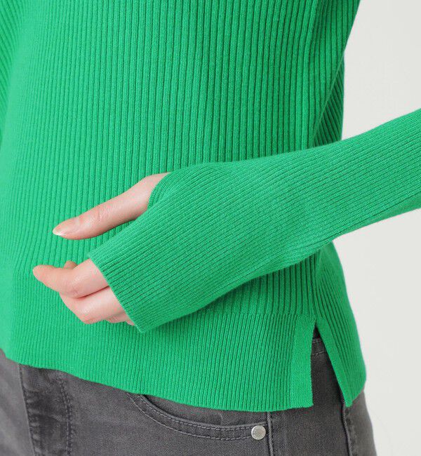  「【石井亜美AmiIshiiコラボ】アームウォーマーニットプルオーバー」|ニット・セーター|