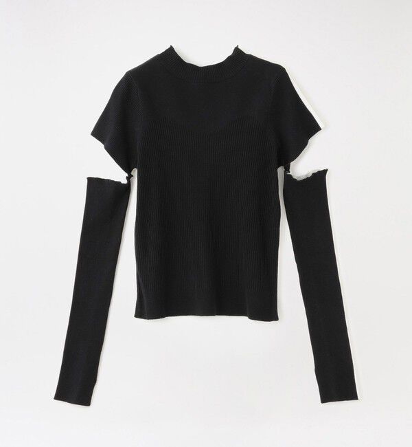  「【石井亜美AmiIshiiコラボ】アームウォーマーニットプルオーバー」|ニット・セーター|