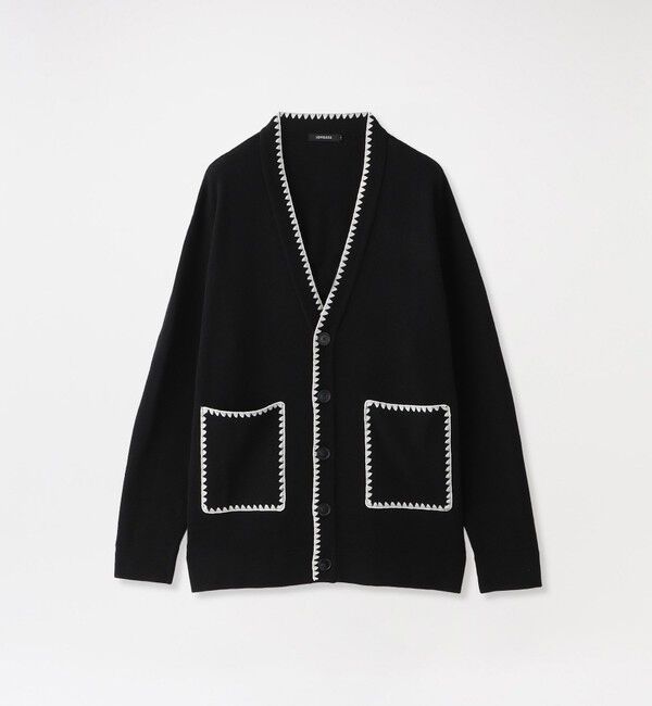  「【UNISEX】エンブロイダリーカーディガン」|ニット・セーター|